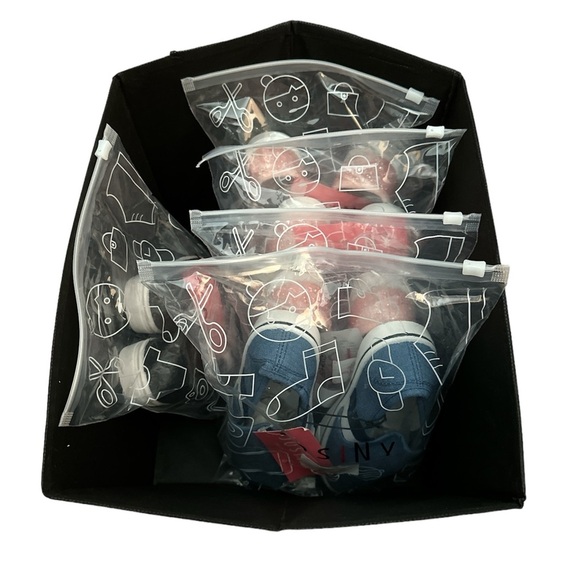 Kids Size 7 Pink Glittered Poms Slip On Shoes BNWT - Picture 7 of 7